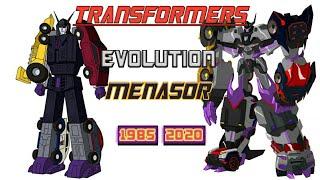 MENASOR Evolution in Cartoons and Video Games 1985-2020  Transformers