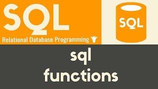 Functions  SQL  Tutorial 14