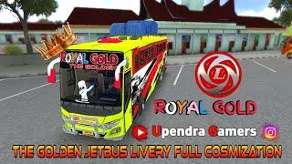 Royal Gold  The Golden  Ashok leyland Jetbus livery Cosmization 