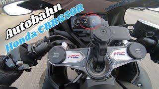 Das erste mal Autobahn mit der Honda CBR 650R