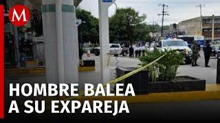 Mujer baleada por su expareja en gasolinera de Puebla tiene hemorragia cerebral