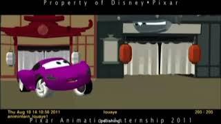 CARS 2 Finn McMissile and Holley Shiftwell Test Animation with Sound Part 2