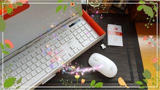 Unboxing Video️⌨️ XO Wireless Slim Fashion Office Keyboard And Mouse 