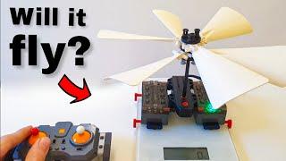 Testing Lego Technic propellers  Will they fly?