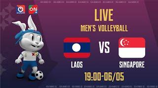 Full Match  Laos - Singapore l Mens Football l Group B - SEA Games 32