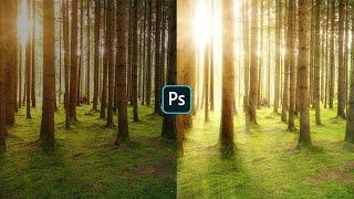 How To Create Light Rays REALISTIC in Photoshop