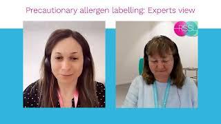 Precautionary allergen labelling Experts view