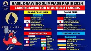 Hasil Drawing Badminton Olimpiade Paris 2024 Ginting & Jojo di Grup Neraka  27 Juli – 5 Agustus