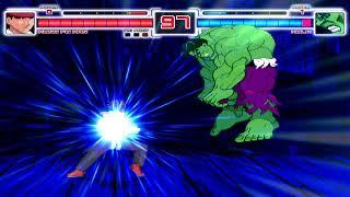 SVC...Something? Gameplay Kung Fu Man vs Hulk IkemenMUGEN