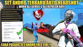 BRUTALSET ANDRO FF TERBARU 2024‼️CARA BUAT DAN PASANG SET ANDROID AUTO HEADSHOT AIM SERASA CHEATER