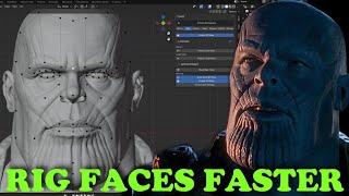 Rig Faces Faster - FACE-IT Blender Add on