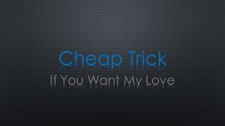Cheap Trick If You Want My Love Lyrics