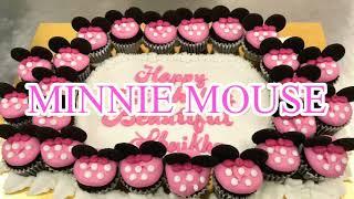 Oreo minnie mouse cupcakes  easy cupcake decorating ideas