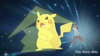 Ash And Pikachu Finished the Battle With Z-move Gigavolt Havoc