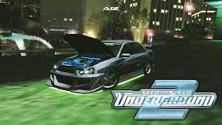 NFS Underground 2 Subaru Impreza WRX STi Uras Style build