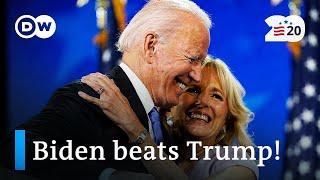 Joe Biden beats Donald Trump to win US presidential election  US election 2020