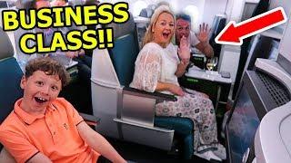 Surprising my Family with BUSINESS CLASS UPGRADE