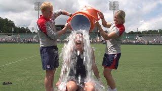 Abby Wambach takes the ALS Ice Bucket Challenge