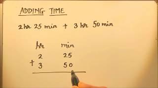 ADDING TIME HOURS AND MINUTES