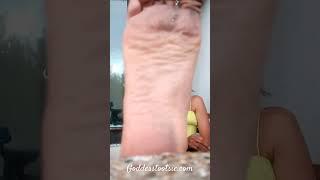 Smelly dirty feet