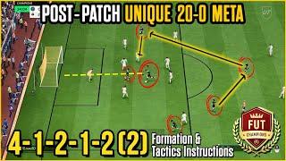 41212 2 is an absolute BEST META now 4-1-2-1-2 2 20-0 tactics & instructions for FC24 #eafc24