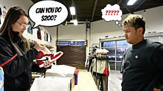 BUYING SHOES FROM CUSTOMERS IN OUR SNEAKER STORE