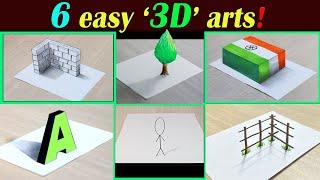 6 Easy 3D Drawing Tutorial Part 8  Easy 3D Drawing tutorials
