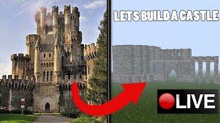 Minecraft Medieval Castle Build - LIVE #Jeracraft