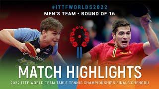 Highlights  Truls Moregard SWE vs Martin Allegro BEL  MT R16  #ITTFWorlds2022