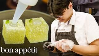 Hand-Making 480 Desserts Each Night at a 2 Michelin Star Restaurant  On The Line  Bon Appetit