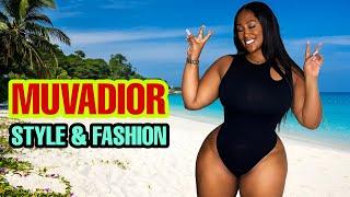 MUVADIOR  Curves & Style  Black Queen Fashion  Insta Model