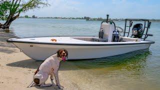Exploring Islands and Fishing With My Dog While Breaking in the New Boat