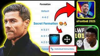 100% Best Quick Counter Formation + Individual Instructions In eFootball 2025 Mobile  