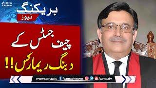 Chief Justice Umar Ata Bandial Important Remarks  Punjab And KP Election Case  Breaking News