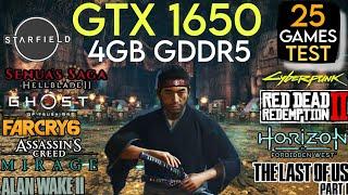 GTX 1650 GDDR5  Test In 25 Games  GTX 1650 In Late 2023 