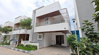 GATED COMMUNITY 4 BHK TRIPLEX VILLA FOR SALE HYDERABAD ELIP PROPERTY #4bhk #villa #sale #house #home