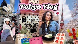 TOKYO VLOG  things to eat night out in shibuya hotel vintage designer shopping & more