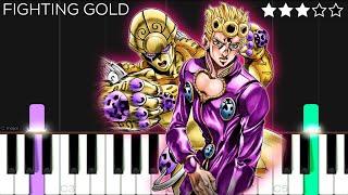 Jojo’s Bizarre Adventure Golden Wind OP - Fighting Gold  Piano Tutorial