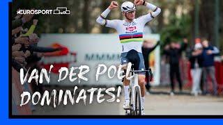 Mathieu van der Poel in a league of his own   UCI Cyclo-cross World Cup Highlights  Eurosport