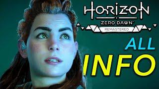 Horizon Zero Dawn Remastered PS5 ALL INFO - Upgrade Path Preorder PC Features PS5 Gameplay