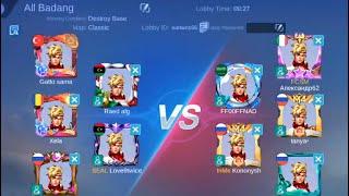 ALL BADANG TEAM CREATION CAMP  Mobile legends