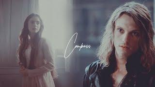 » compass  jace & clary au