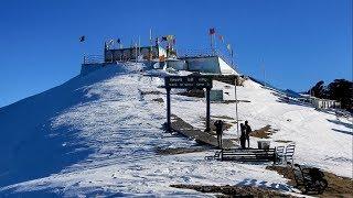 Shikari Devi Temple in Winter Snowfall  Himachal Pradesh India