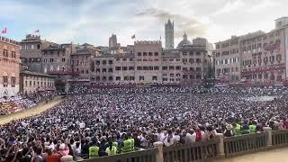 Palio di Siena visto dalla curva si San Martino  - 17 agosto 2024 - 17082024