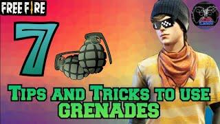 Tips and tricks to use GRENADE in FREE FIRE  GARENA FREE FIRE