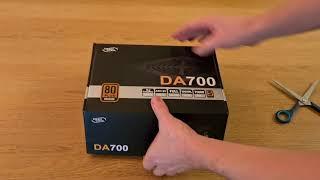 Unboxing DEEP COOL DA700 80PLUS Bronze 700W Power Supply PSU