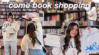 come book shopping with me at barnes & noble + book haul 