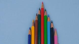 Stop motion animation of colorful pencil colors moving over a ...  Indian Stock Footage  Knot9