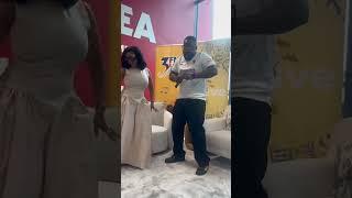 Dance-off at @kiteaghana  Giovani and Serwaah are in the groove. #3FMDrive