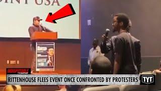 Kyle Rittenhouse FLEES Stage After Protesters Practice Free Speech During College Tour #IND